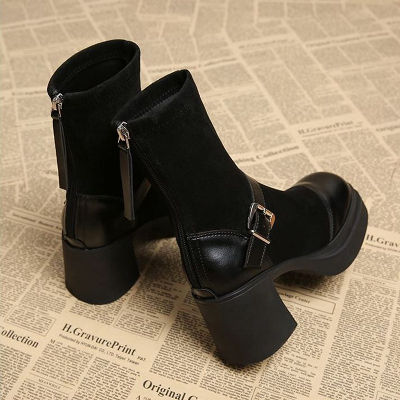 Women Platform Chunky High Hee - đánh giá và giá No Show Sock Women