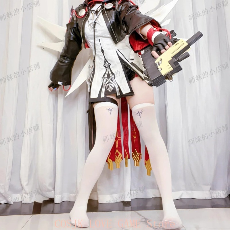 Game Arknights Exusiai The New - đánh giá và giá Knee High Sock Women