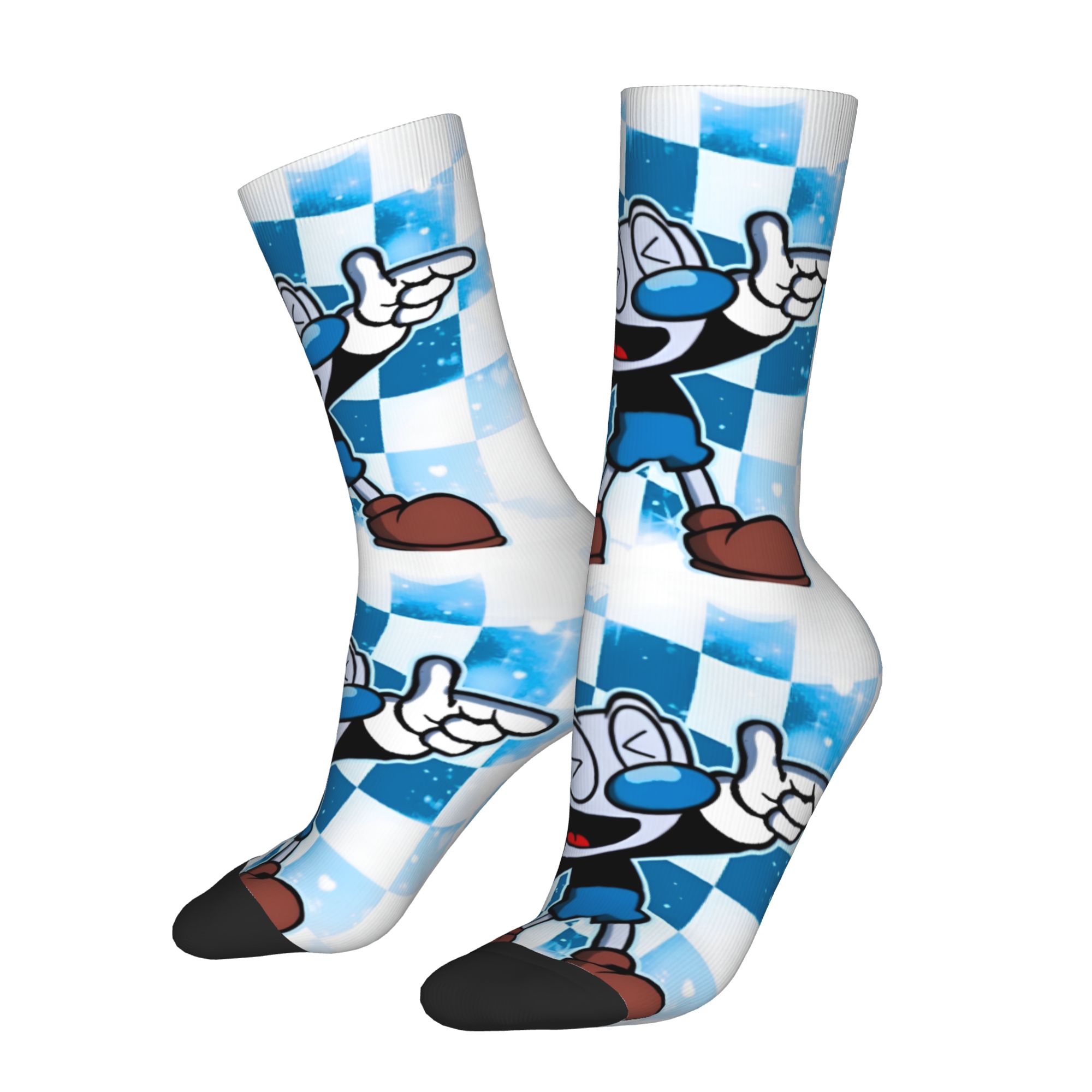 Custom Cuphead And Mugman Mens - đánh giá và giá Dress Sock Men