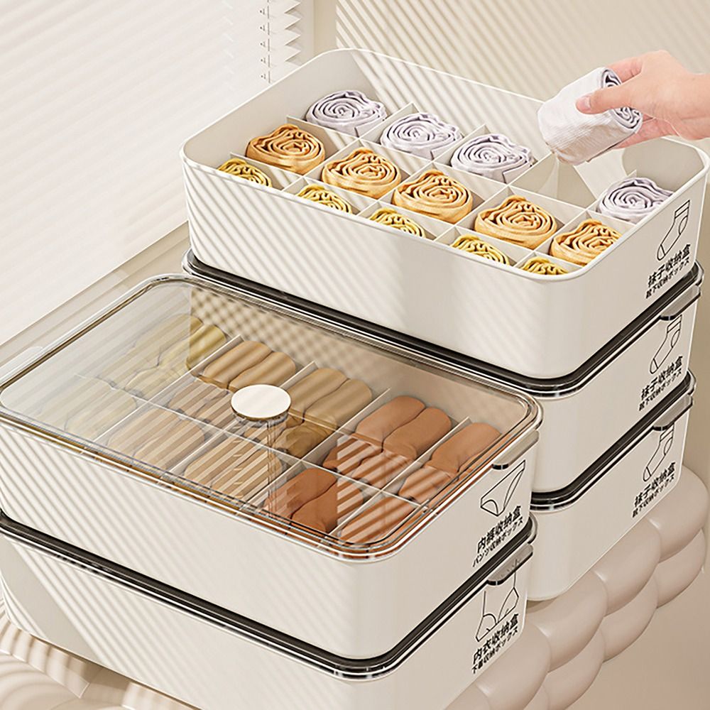 10/15 Grids Underwear Storage  - đánh giá và giá Sock Organizer Tray